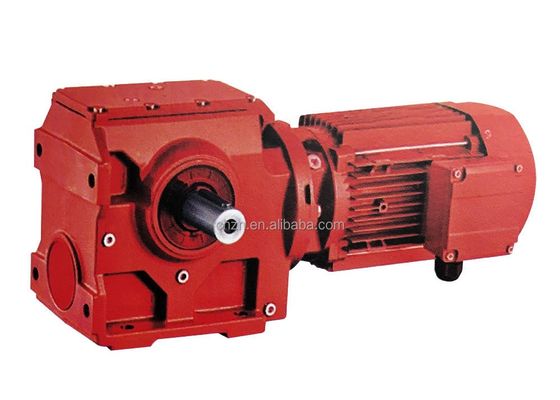 High Electric Helical Worm Gearbox Speed Reducer For Right Angle Transmission Geared Reduction Motors