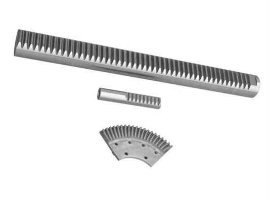 Helical Stainless 304 Worm Gear Rack , C45 Spur Gear Rack