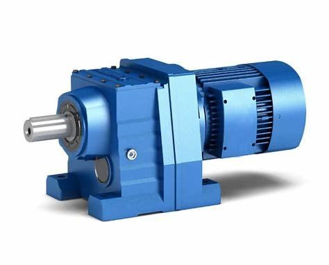 2.5-360rpm Helical Worm Gear Reducer R Series With Motor