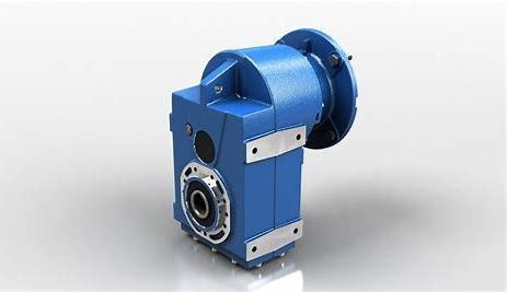 K Series Hollow Shaft Gear Reducer 2.2KW 7.5KW With Flange Output